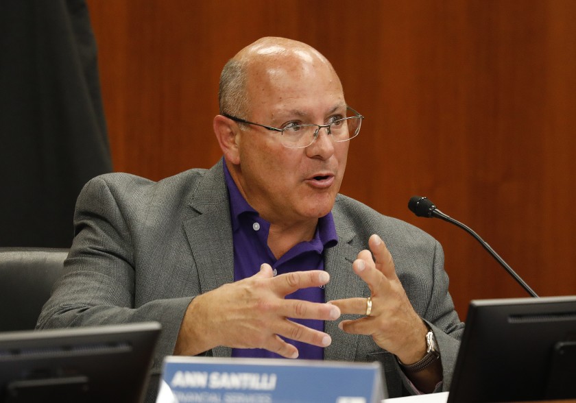 Los Angeles Department of Water and Power General Manager Marty Adams said hydrogen power is key to the city’s renewable-energy goals.(Al Seib / Los Angeles Times)