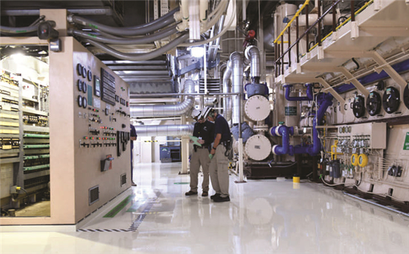 1. Nuclear plant operators often work in pairs, which provides a useful second-checking mechanism to help avoid mistakes. The team at Byron has parlayed good operating practices into a string of back-to-back breaker-to-breaker runs. Courtesy: Exelon