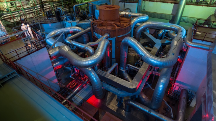 The BN-800 at Beloyarsk 4 (Image: Rosatom)